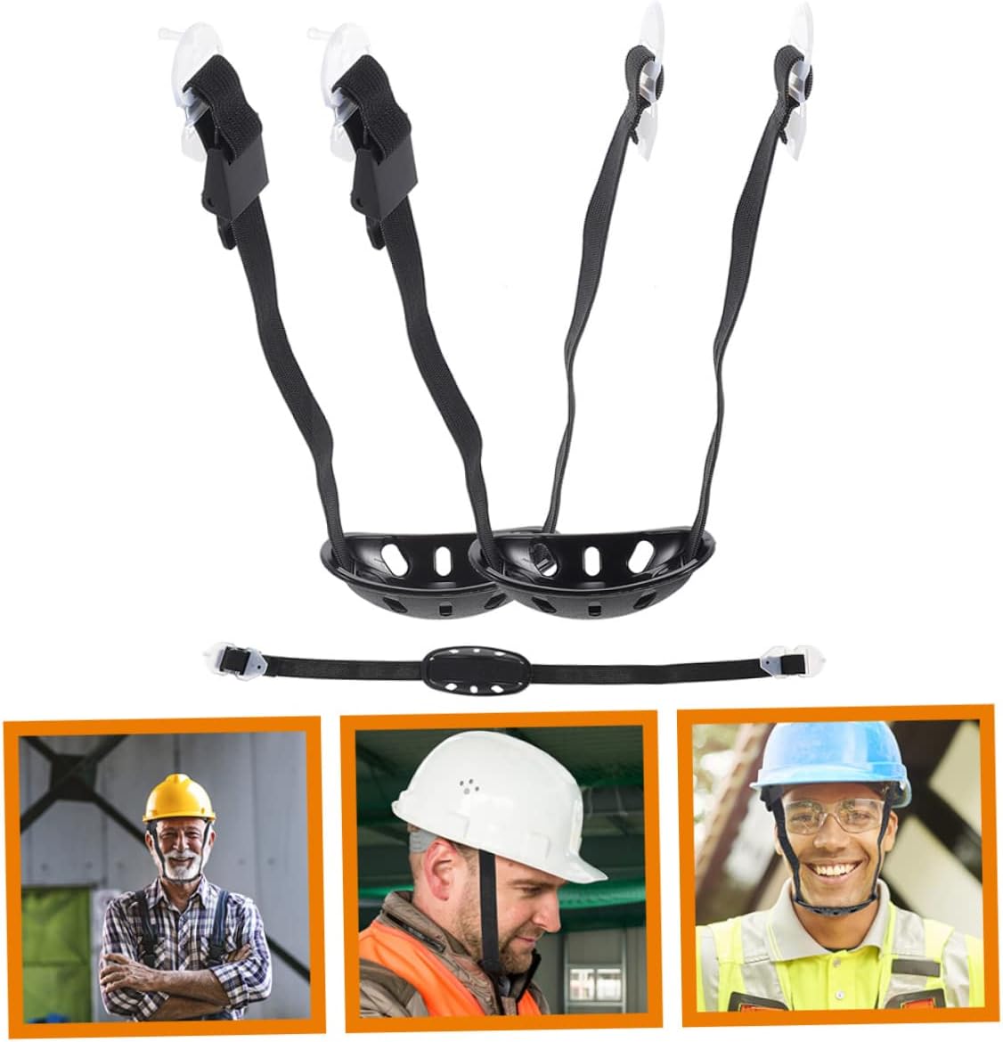 3pcs Adjustable Chin Strap for Hard Hats Replaceable Helmet Bands with Durable Design for Workers Easy to Install and Wear-resistant Safety Gear