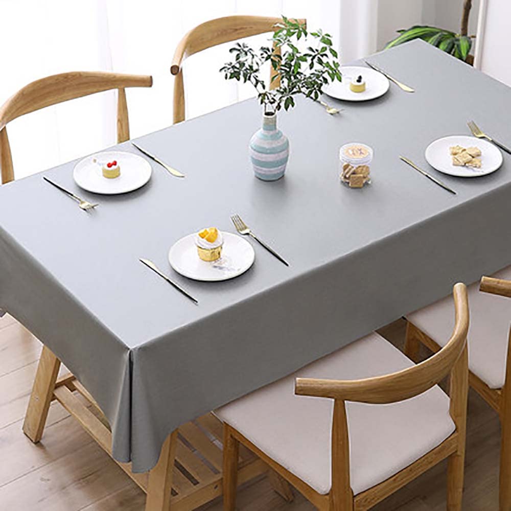 Nappe polyester infroissable et résistante aux taches pour protection table de repas