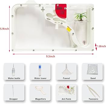Amazon.com: EXBEPE Sand Ant Farm Castle for Kids,Large Ant Habitat
