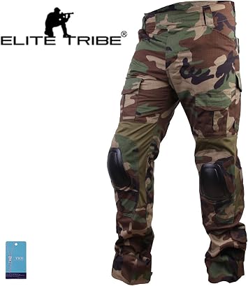 Emerson エアソフト ミリタリー BDU タクティカル スーツ コンバット 第3世代 ユニフォーム シャツパンツ ウッドランド、XL