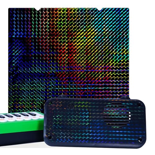 Sunydog Double-Sided Printing PET Platform for K1 Max/Ender-3 V3 Plus 3D Printer with Colorful Patterns, High Flatness a