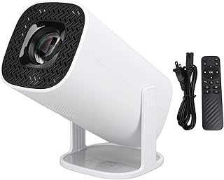 Mini Projector with WiFi6 and Bluetooth, Portable Smart Home Movie Projector 4K 1080P Support, 180°Rotatable Smart Outdoor Price In India