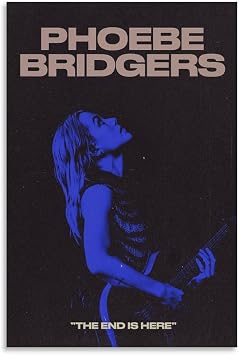 Phoebe Bridgers Moon Song Posters & Prints on Canvas Wall Art Poster for Room Decor Unframe12x18inch30x45cm
