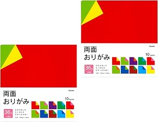 双面折纸 36张 2个套装 15厘米