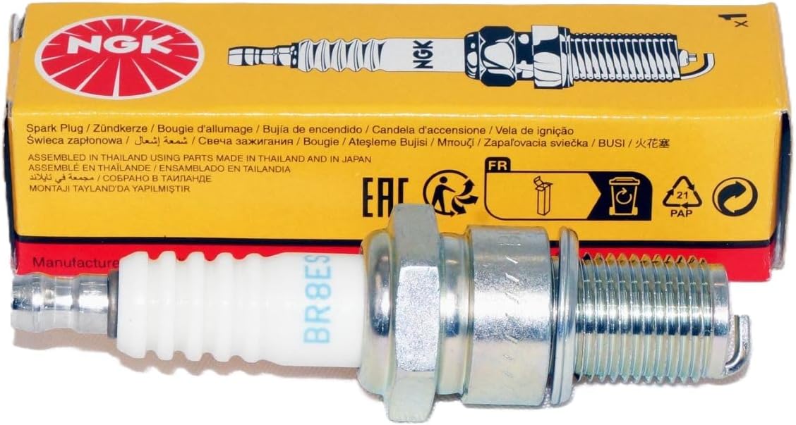 NGK 5422-4PK BR8ES Standard Spark Plug, Box of 4