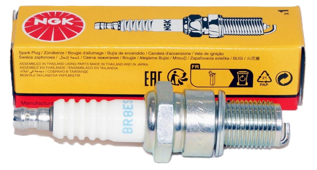NGK 5422-4PK BR8ES Bujía estándar, caja de 4