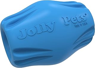 Jolly Pets Flex-N-Chew Bobble Floating Dog Treat Toy, Medium/Blue (JTJB025)