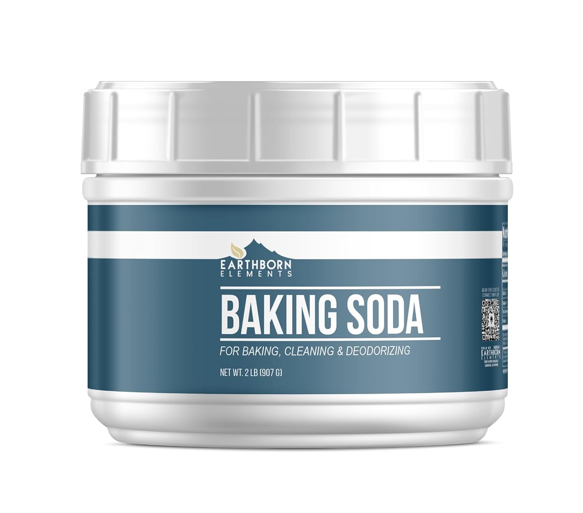 Earthborn Elements Baking Soda (2 Lb) Sodium Bicarbonate