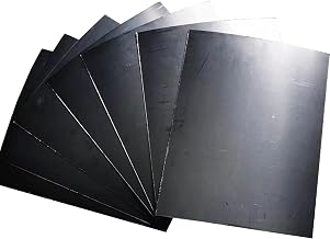 10PCS Flexible Graphite Foil/Sheet, 99% Carbon 7.87"x9.84" (Select from 0.05mm to 1mm) Pure Homogeneous, No Binder, No Insert(Thick0.05mm)