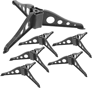 Milisten 6pcs Plastic Xmas Tree Bases Xmas Tree Holders for Christmas Decoration Fixing Tools Lightweight Dark Green Fixators