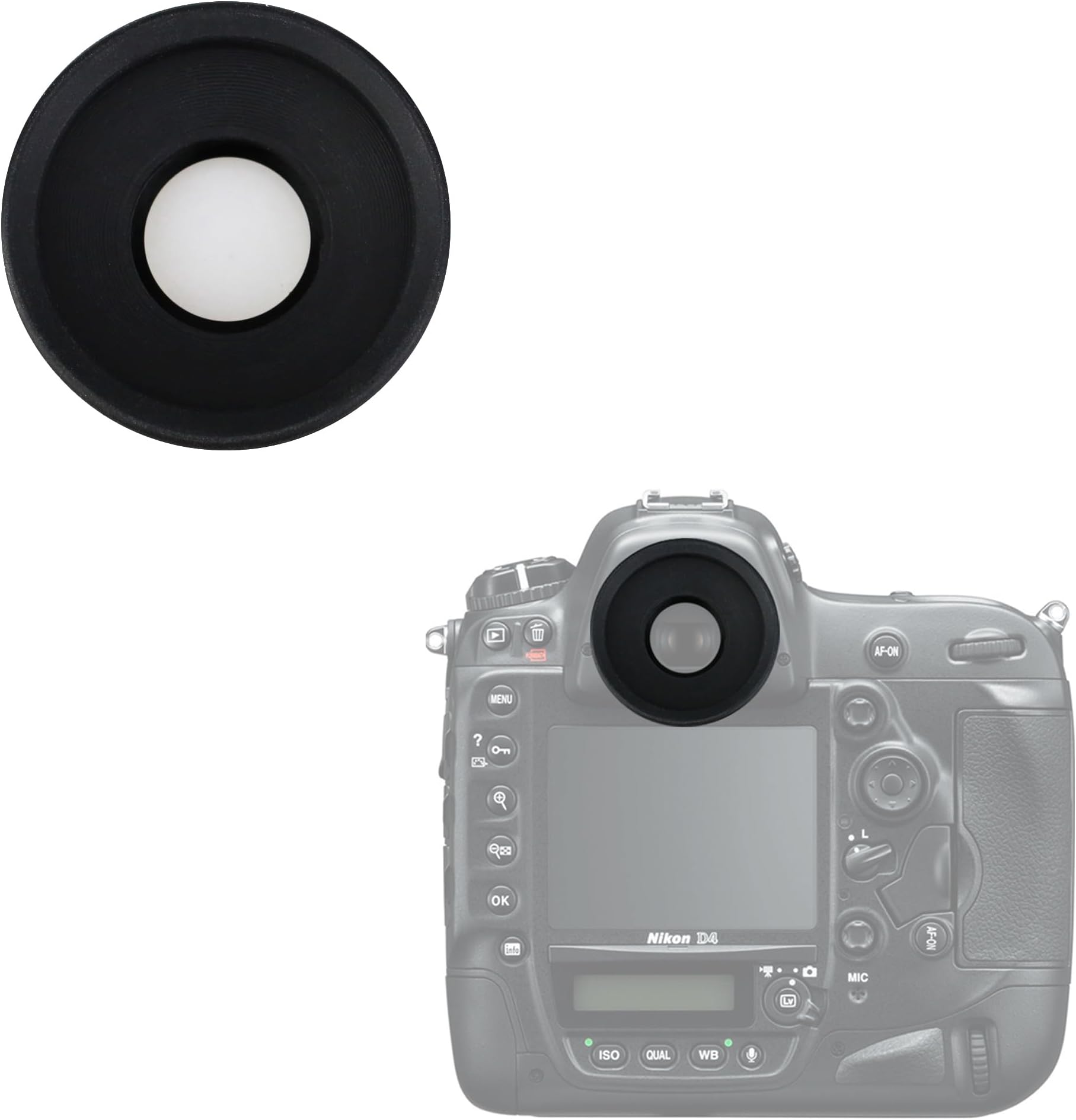 Eyepiece Eyecup Eye Cup Viewfinder for Nikon D850 D500 D810 Df D810A D800E D800 D700 D5 D4s D4 D3X D3s D3 D2H D2Hs D2X D2Xs,Replaces Original Nikon DK-17 and Nikon DK-19 Eyepiece