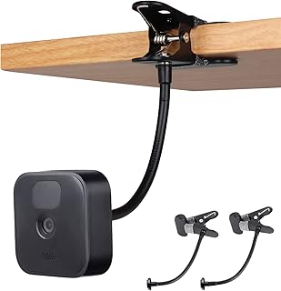 2 Pack Flexible Clip Clamp Mount Compatible with Blink Outdoor 4 (4th Gen)/(3rd Gen) XT3/Blink XT/XT2/Mini,8 inches Gooseneck Arm,Attach Your Blink Camera Wherever You Like Without Any Tools