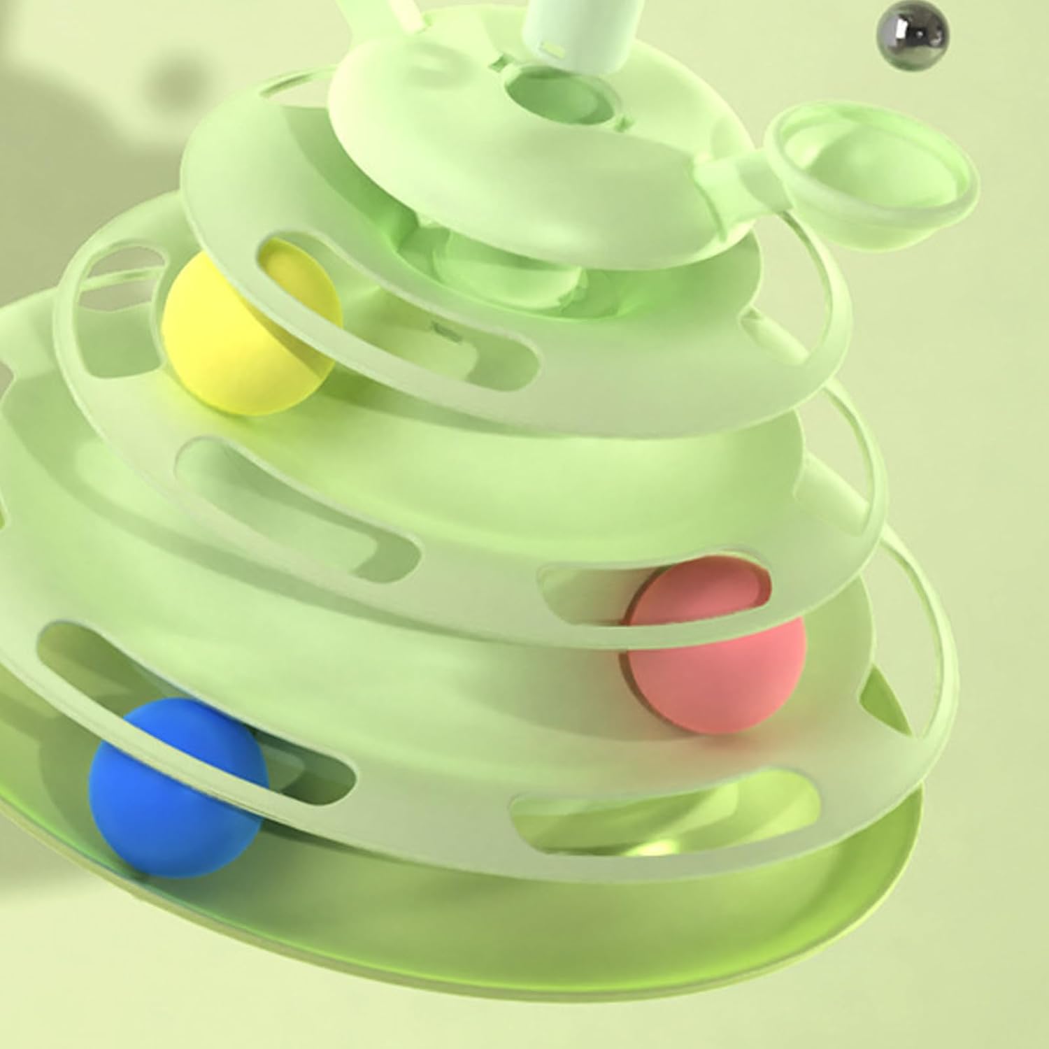 Automatic Interactive Spinner Toy Electric Rotating for Indoor Entertainment and Exercise Rechargeable Cats Toy