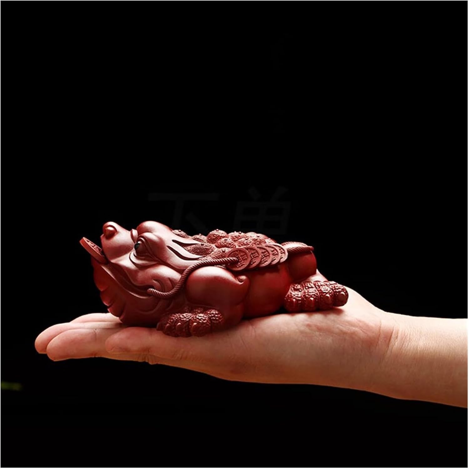 茶寵 紫砂 陶器 CC169-01 段石カエル 手作り 陶磁器 中国 茶玩 茶道具