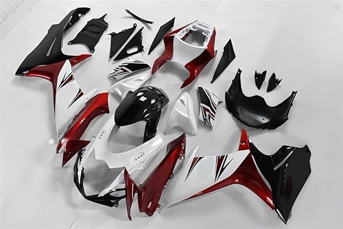 Miniatura 3 de Juego de carenado de plástico blanco y rojo para Suzuki GSXR 600/750 2011-2020 GSXR 600/750 ABS carrocería de repuesto GSX-R 600 750 Y063