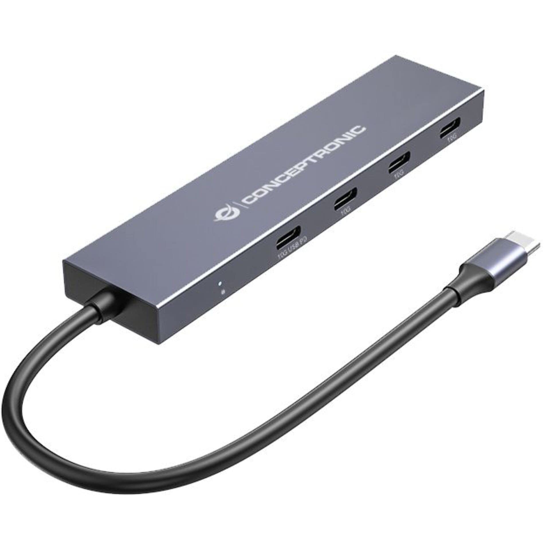 Conceptronic HUBBIES14G 4-Port USB 3.2 Gen-2 Hub with 100W USB PD