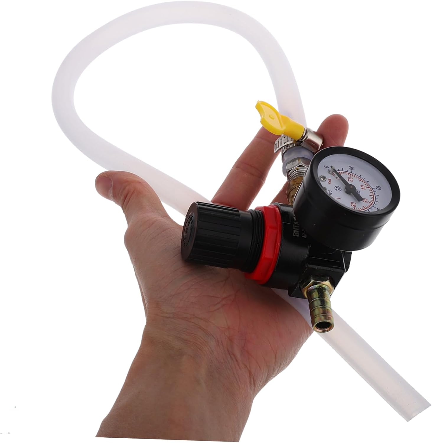 Automotive Radiator Leak Detection Tool High-pressure Cooling System Tester for Rapid Leak Identification and Water Tank Pressure Measurement Fit for Cars and Trucks
