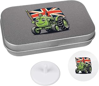 Azeeda 'Cute Green Tractor' Golf Markers Gift Set (GO00084194)