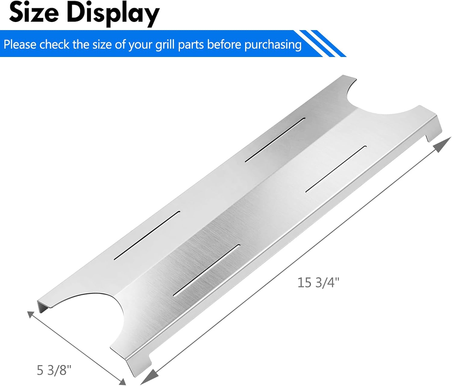 BG179A Grill Electrode Igniter Wire MFHP2 Heat Shields Replacement Parts for Master Forge 5 Burner Gas Grill Parts BG179A 98162 BG1795BAL Main Burner Ignitor Electrode Wire, 4pcs