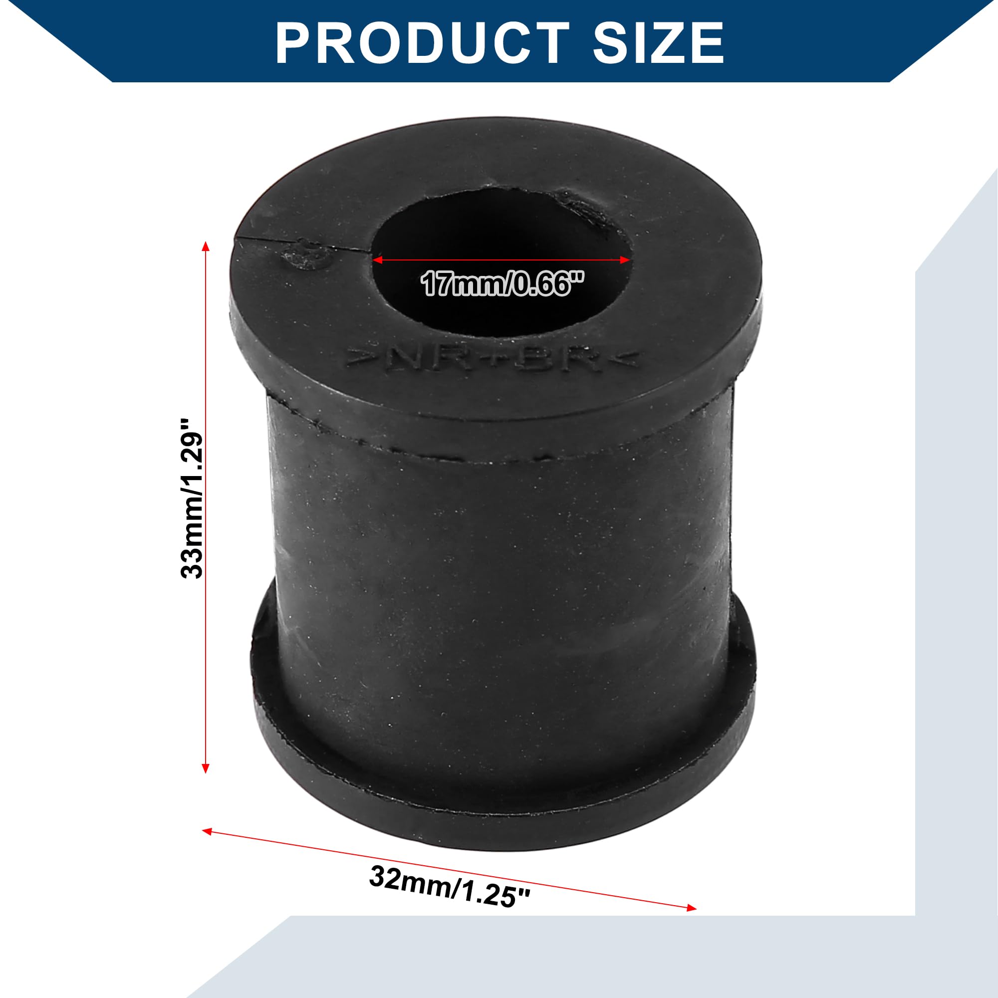 Hihaha 48818-48020 Rear Stabilizer Sway Bar Bushing for Toyota