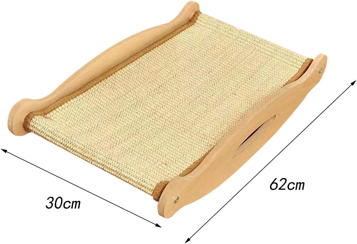 Cat Scratching Pad Board Rocking Lounge Kitten Sleeping Nest Accessory Cat Toys 62x30cm for Grinding Claws Modern Versatile, Style A