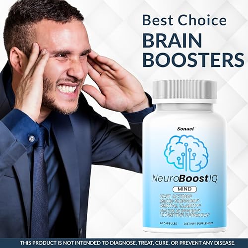 Miniatura 3 de Neuro Boost IQ Capsule, neuroboost iq Brain Supplement, Neuroboost Ben Carson, Neuroboostiq Uso para hombres y mujeres (300 cápsulas) (paquete de 5)