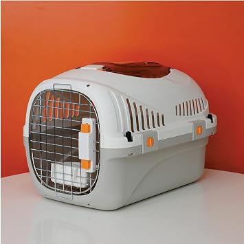 Airline Pet Carrier, Portable Dog Crate, Hard Shell Kennel for Cats & Small Dogs | 360 Ventilation & 4 Safety Locks | Car Travel, Outdoor Hiking & Air Cargo Approved