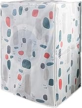 غطاء غسالة تحميل أمامي مقاوم للأتربة والماء مناسب للغسالة والمجفف، متعدد