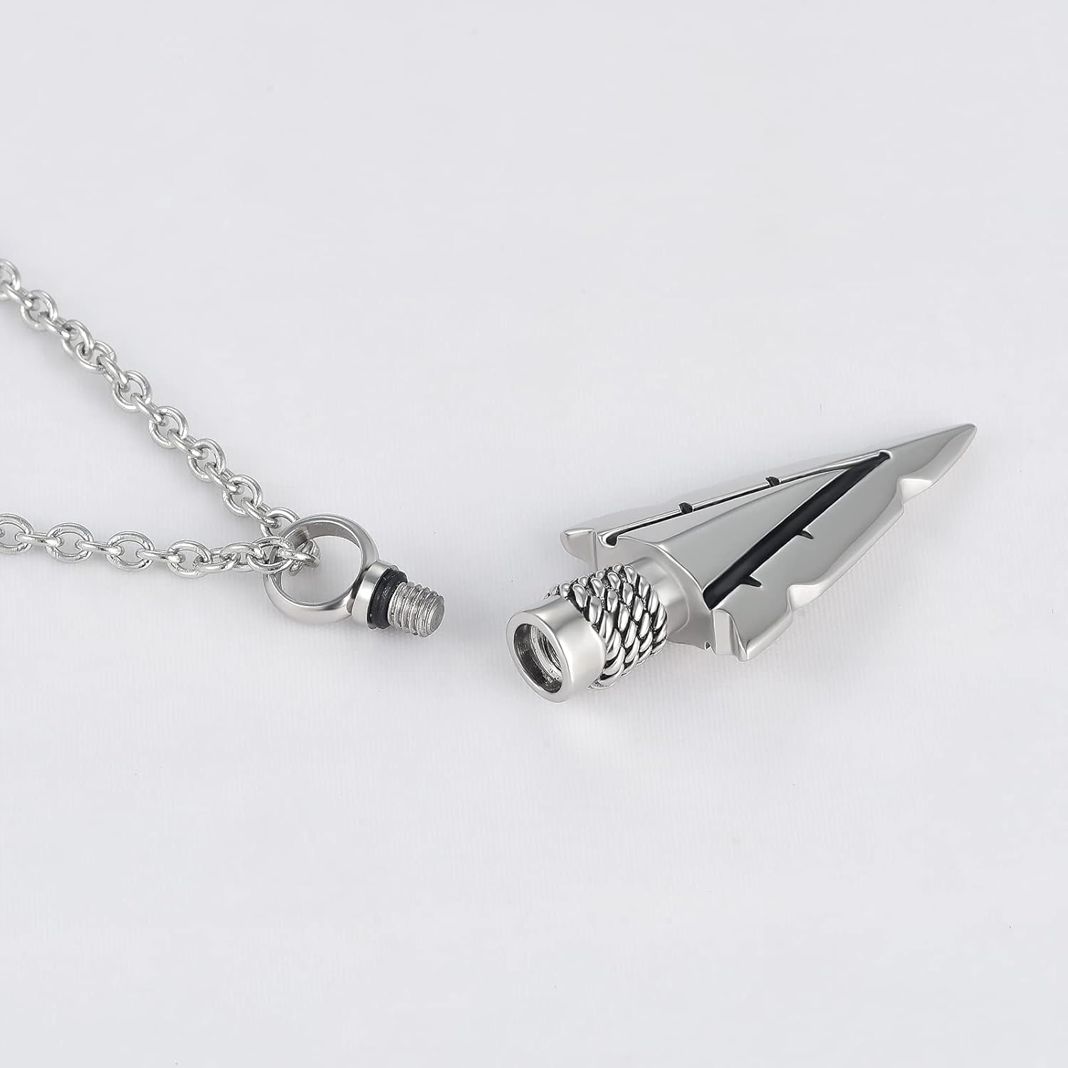 Arrowhead Cremation Jewelry Urn Necklace for Ashes Memorial Pendant Cremation Ash Jewelry Bereavement Keepsakes Gift - Image 2