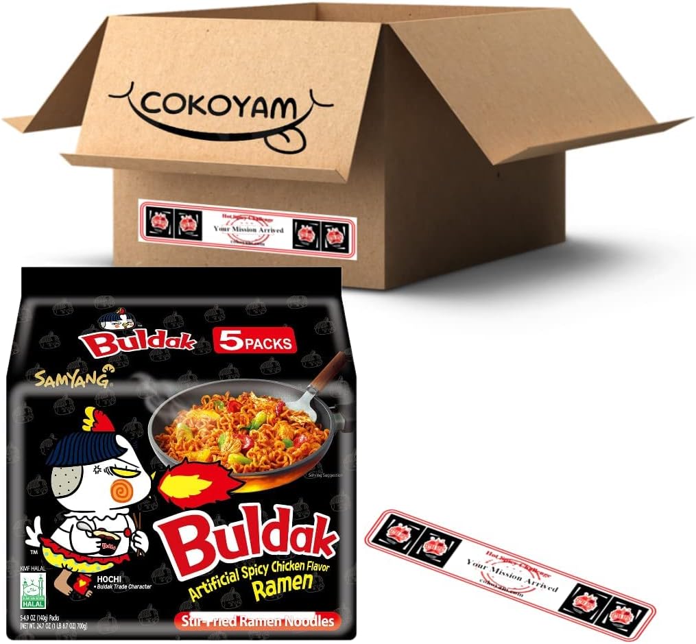 SAMYANGRamen Spicy Chicken Roasted Noodles (Pack of 10)