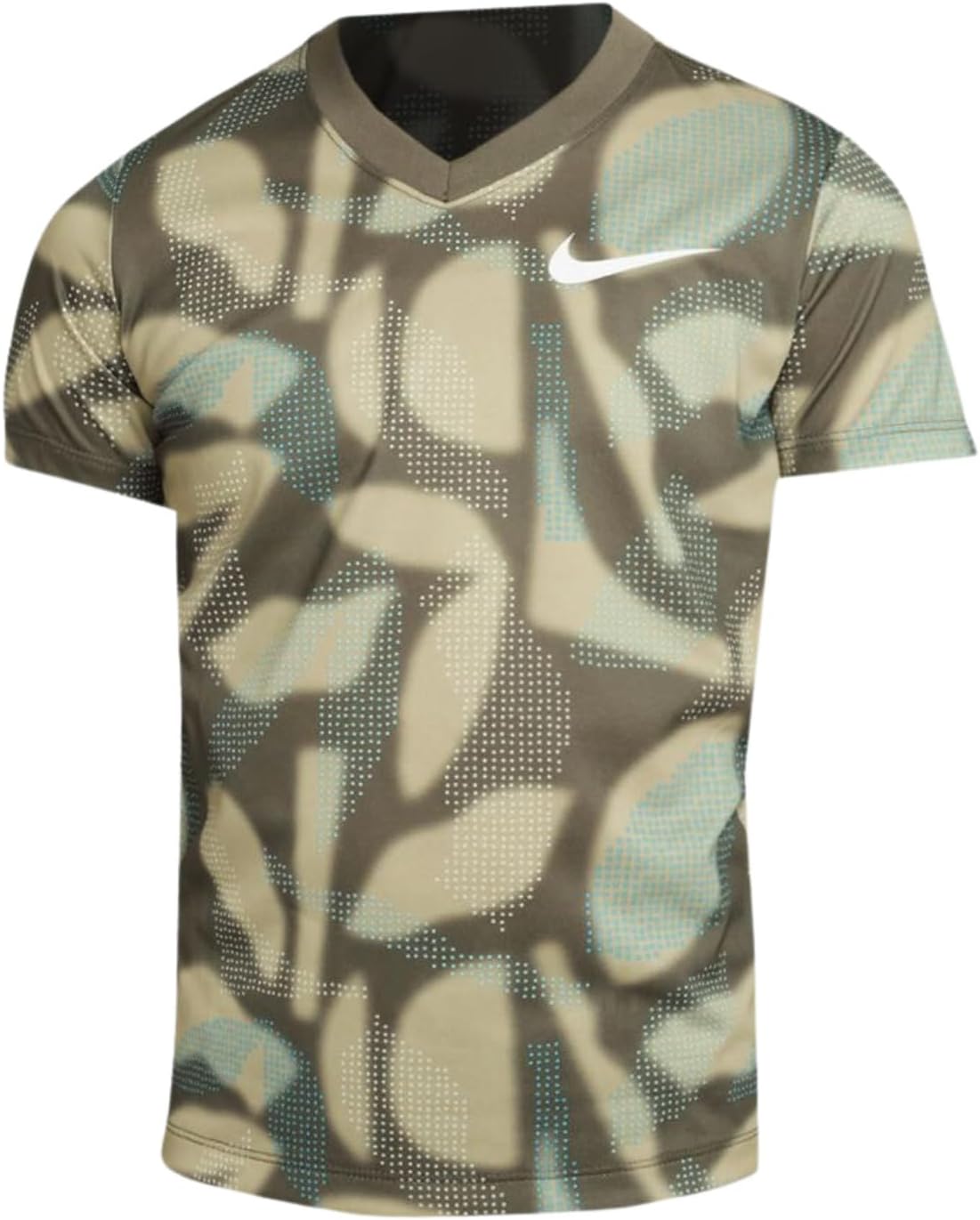 Nike Dri-fit Legend Girls Player Woven Big Kids Shirt Size - Medium Olive