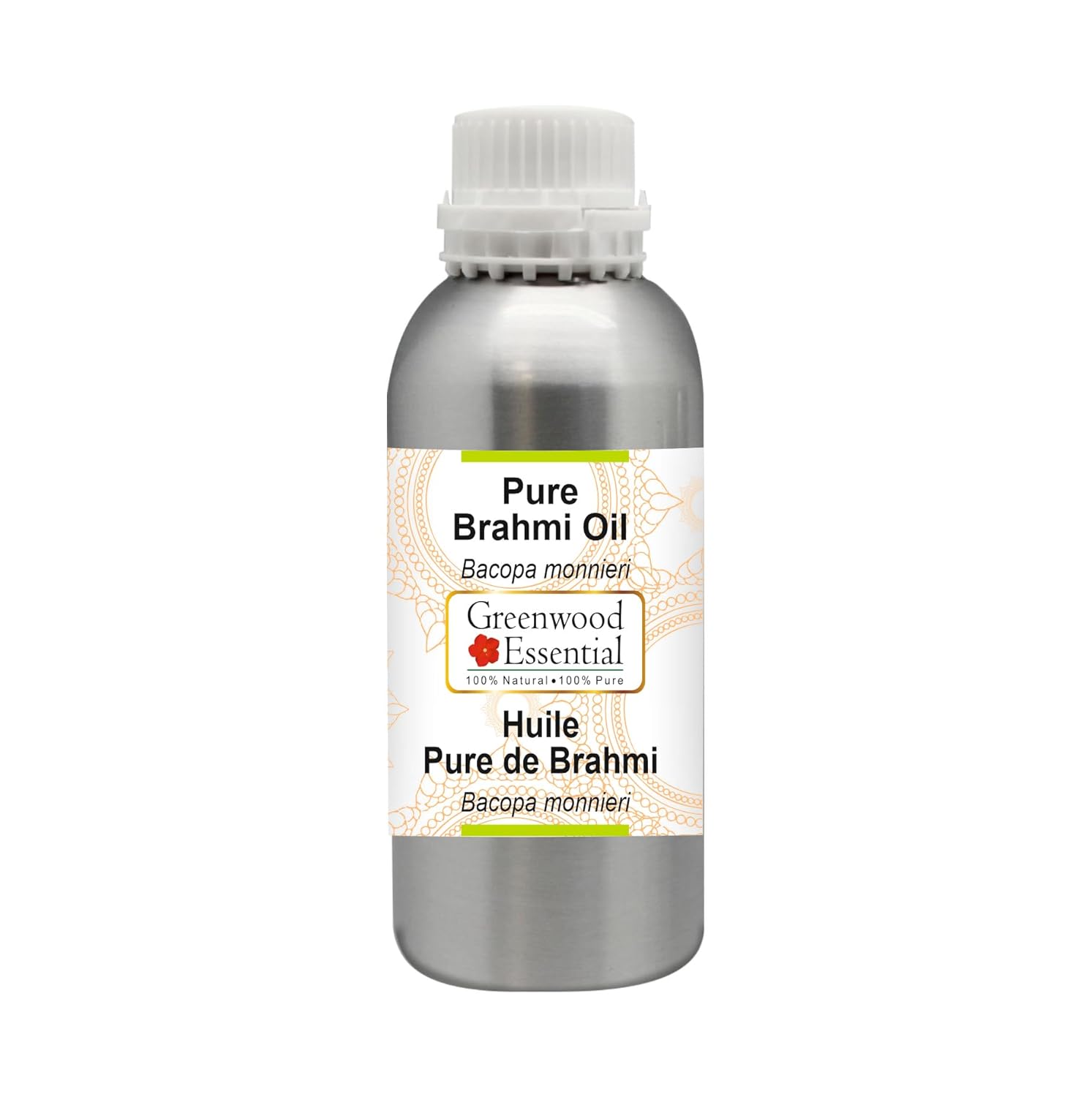 Greenwood Essential Pure Brahmi oil (Bacopa monnieri) Natural Therapeutic Grade 300ml (10 oz)