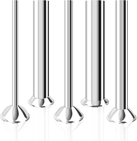5-Size Stainless Steel Sausage Stuffer Tubes | Food-Grade Sausage Stuffing