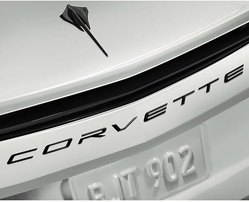 Miniatura 5 de Stingray Mako - Emblema de tiburón para automóvil, diseño de pez de automóvil, calcomanía 3D para 2020 2021 2022 C8 Corvette 84316259 (cromado)