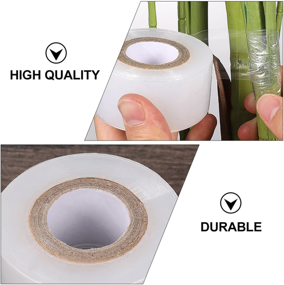UPKOCH 5 Rolls PE Stretchable Grafting Tape for Fruit Trees, Roll