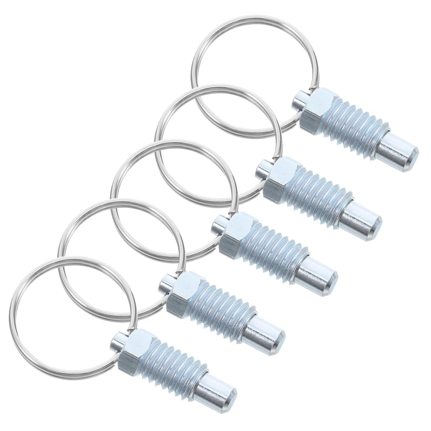 CHILDWEET 5pcs Self-Locking Plunger Knob for Trailer Parts Steel with Pull for Trailer Gate Repair and Maintenance