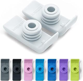 Top Glides TuffSki Walker - Deslizadores de esquí, 1 par, color blanco