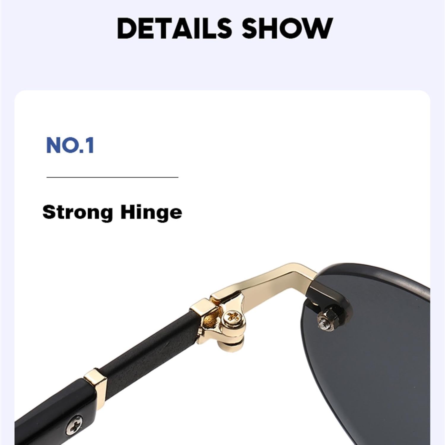 Women Men Shades Oval Sun Glasses for Female Male Uv400 Rimless Sunglasses Round Fashion