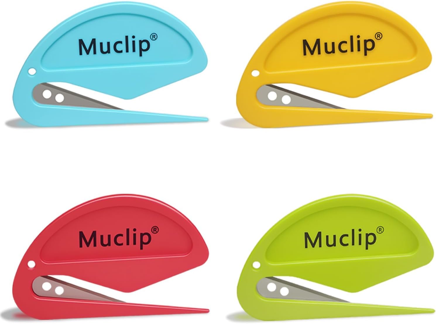4-Pack Letter Openers Envelope Slitters - Hidden Blade