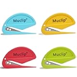 4 Pack Letter Opener Envelope Slitter - Ergonomic ABS Grip, Hidden Stainless Steel Blade,Fast Opener for Envelope,Letter,Mail,Package,Ideal for Office,Home,Business (Boxed)