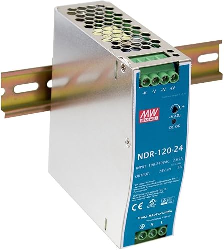 Unbekannt Mean Well NDR-120-12 Hutschienen-Netzteil DIN-Rail V DC 10A 153W Unbekannt Mean Well NDR-120-12 Hutschienen-Netzteil DIN-Rail V DC 10A 153W