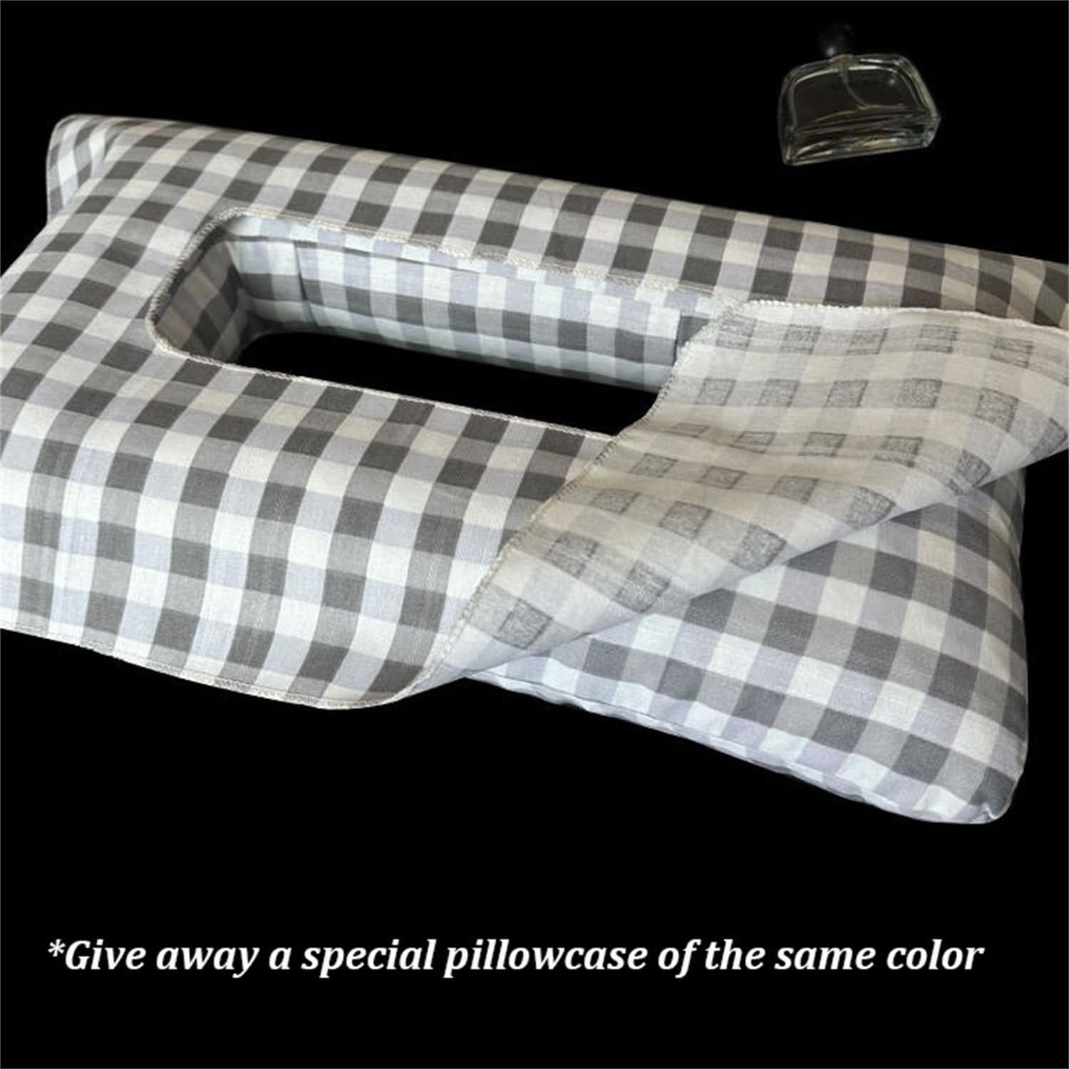 Ear Hole Piercing Pillows,Mini ear hole pillow for side sleepers,Donut Pillow for Ear,Adjustable Memory Foam Pillow,Ear Guard Protector,CNH Ear Pillow,D