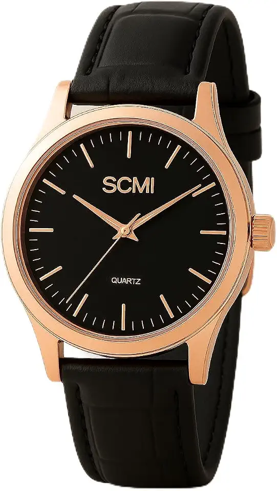 Relogio feminino de Quartzo Clássico, Pulseira de Couro, Mostrador Branco, Pulso Social, Analogico, estiloso, elegante moderno