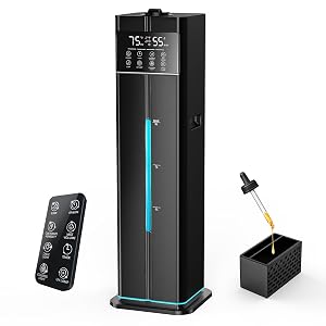 Cool Mist Humidifiers for Large Room Ultrasonic 2 4Gal 9L Quiet Top-Fill Easy Clean with Essential Oil Tray