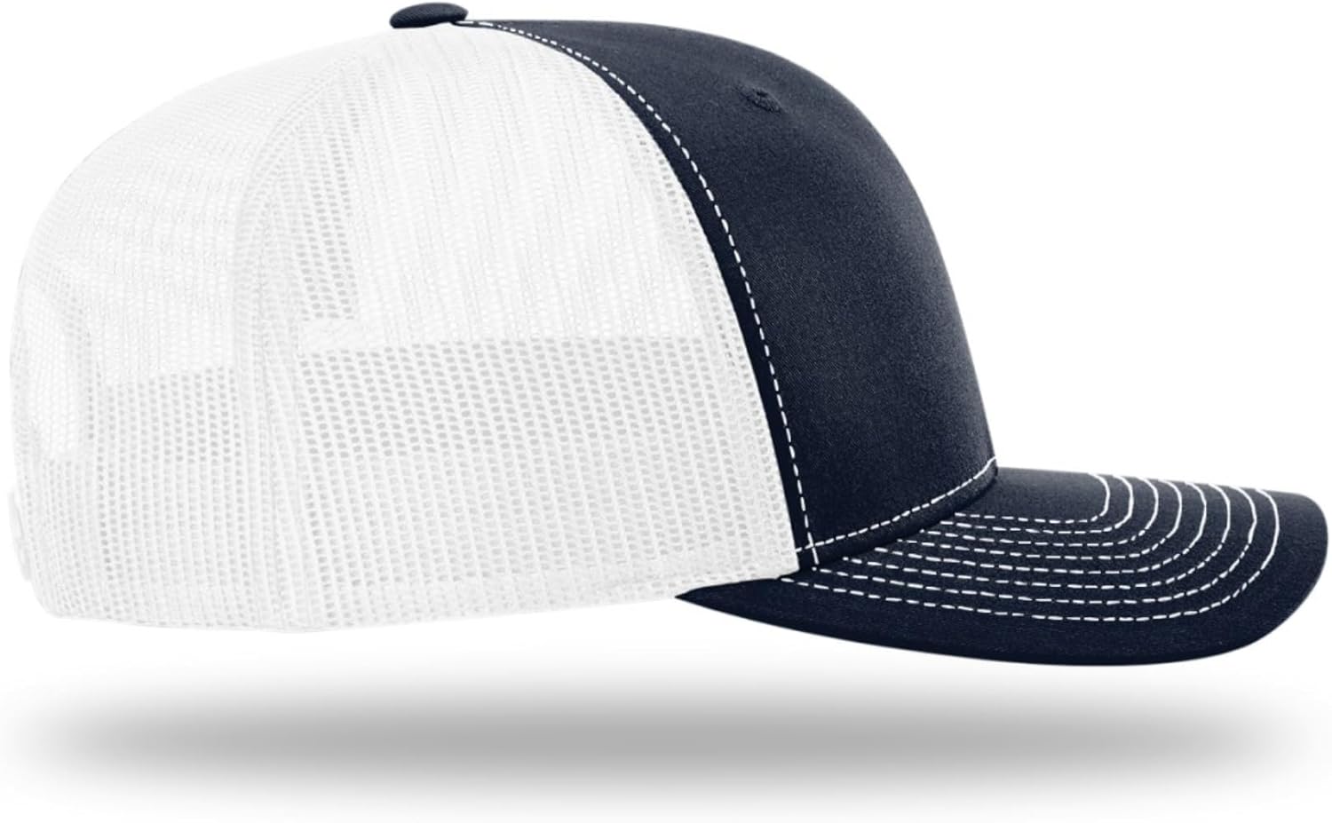 College NCAA Licensed Richardson 112 Trucker Snapback Hat for Men - Stylish Mesh Back, Casual Caps, Comfortable Fit