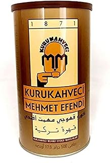 قهوة تركية محمت افندي 500 جرام، أرض، علبة