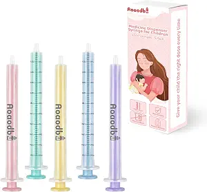 Baby Medicine Dispenser 10ML Syringe - 5 Pack