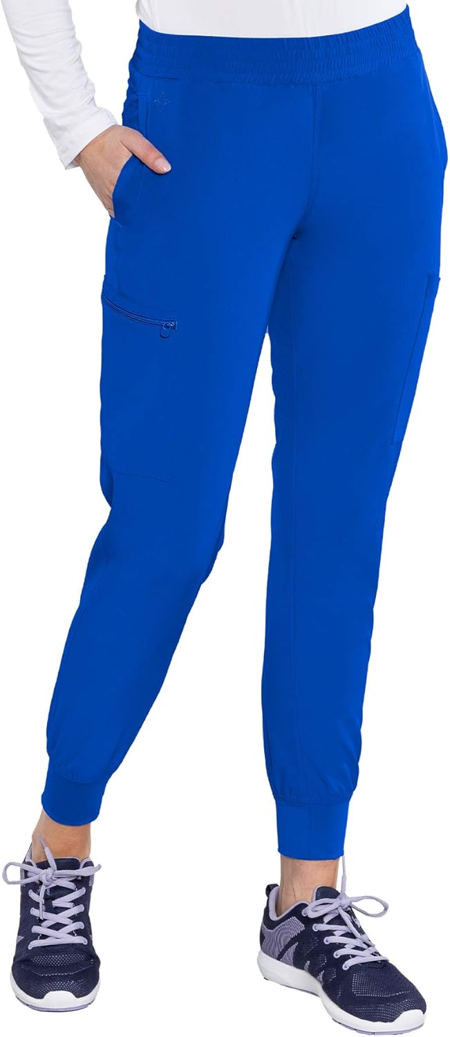 Med Couture Women's Energy Smocked Waist Jogger Pant: Clothing
