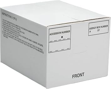AbilityOne - NSN1178249 - Record Archival Storage Box - 25 per Bundle