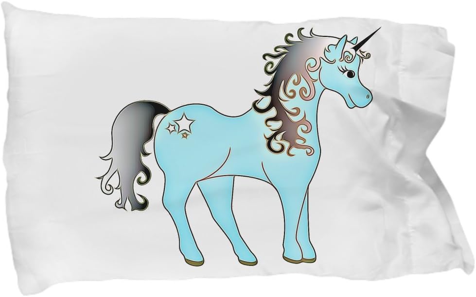 Unicorn pillow case or cover for kids, Gift for legendary mythical creature lovers, boys or girls